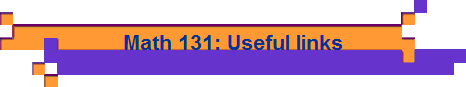 Math 131: Useful links
